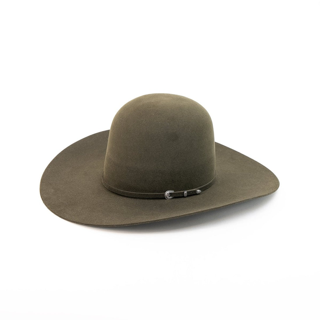 RODEO KING Mosgreen 7X Open Crown 4.5" Brim Felt Cowboy Hat - Rancho Sementalvariable