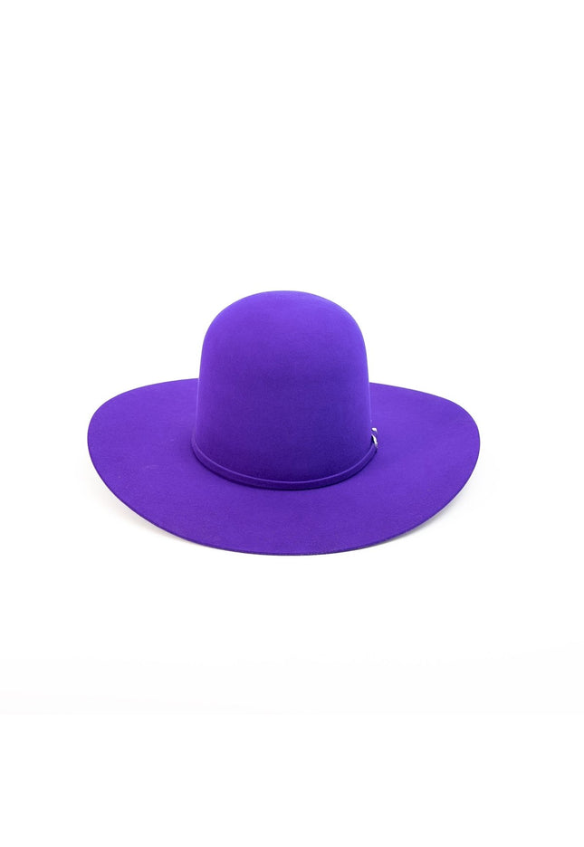 RODEO KING Purple 7X Open Crown 4.5" Brim Felt Cowboy Hat - Rancho Sementalvariable