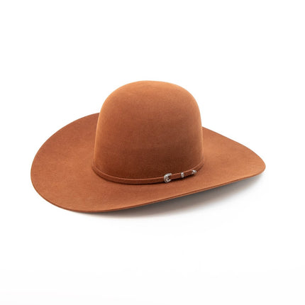 RODEO KING Rust 7X Open Crown 4.5" Brim Felt Cowboy Hat - Rancho Sementalvariable