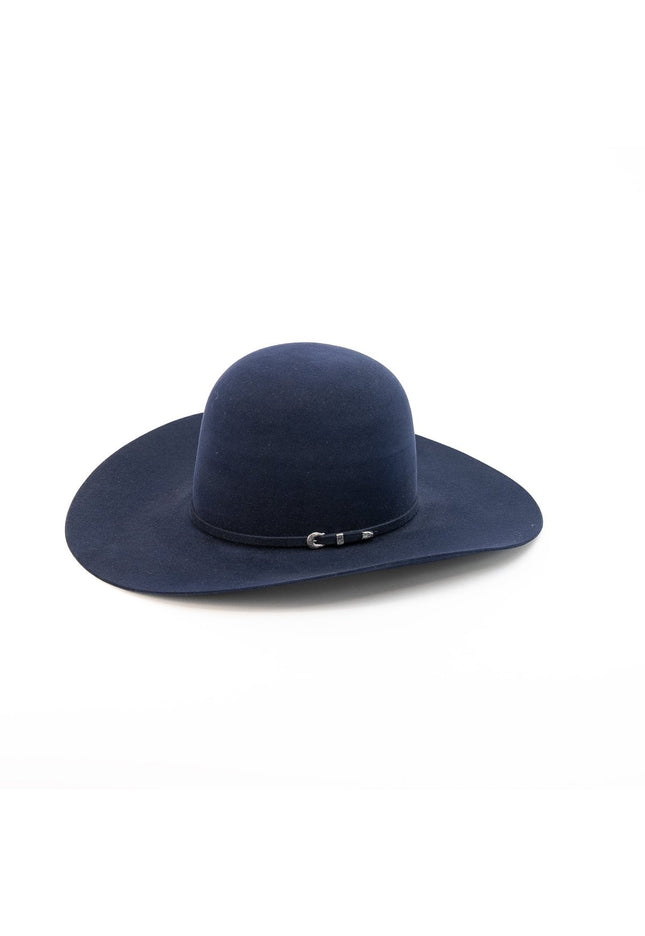 RODEO KING Sapphire 10X Open Crown 4.5" Brim Felt Cowboy Hat - Rancho Sementalvariable