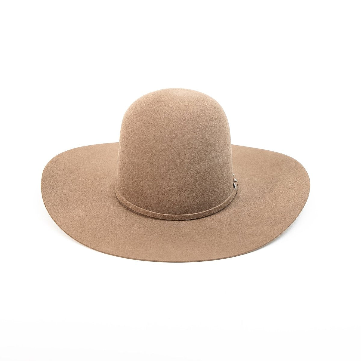 RODEO KING Tan Belly 10X Open Crown 4.5" Brim Felt Cowboy Hat - Rancho Sementalvariable