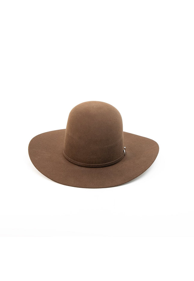 RODEO KING Whiskey 7X Open Crown 4.5" Brim Felt Cowboy Hat - Rancho Sementalvariable