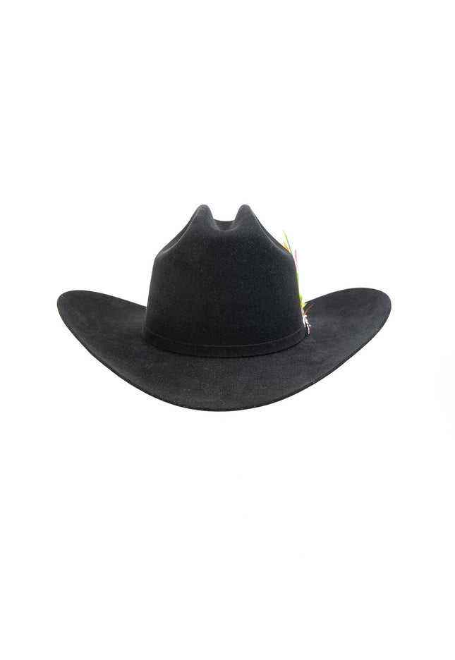 SEMENTAL Black 10X Sinaloa 4" Brim Felt Cowboy Hat - Rancho Sementalvariable