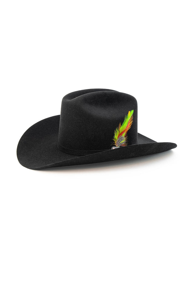 SEMENTAL Black 10X Sinaloa 4" Brim Felt Cowboy Hat - Rancho Sementalvariable