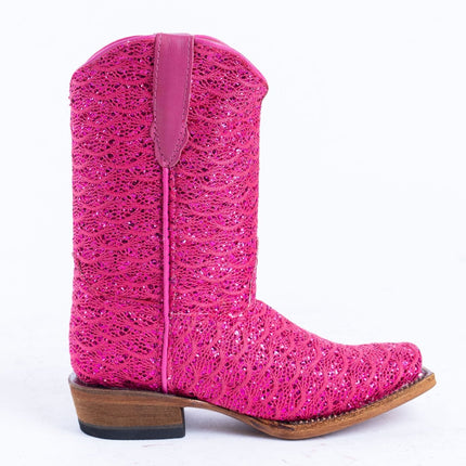 TANNER MARK KIDS Shimmer Fucsia Cowgirl Boots - Rancho Sementalvariable