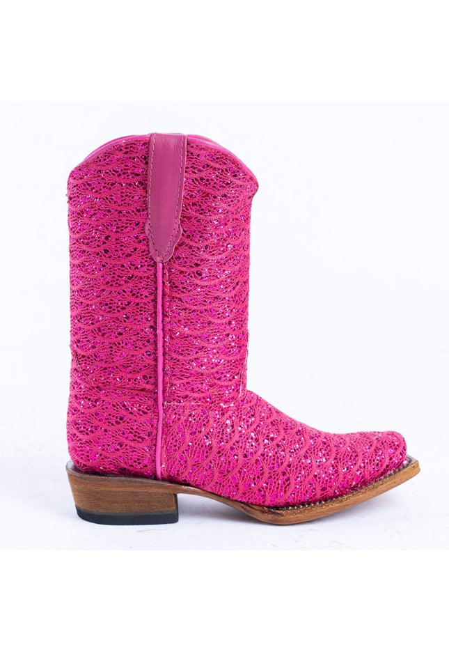 TANNER MARK KIDS Shimmer Fucsia Cowgirl Boots - Rancho Sementalvariable