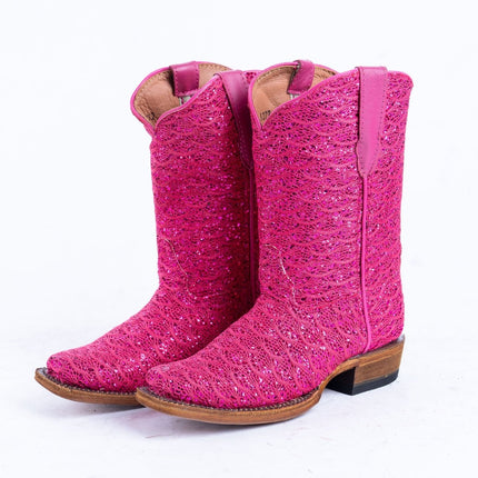 TANNER MARK KIDS Shimmer Fucsia Cowgirl Boots - Rancho Sementalvariable