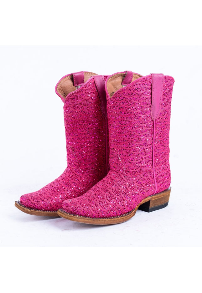 TANNER MARK KIDS Shimmer Fucsia Cowgirl Boots - Rancho Sementalvariable