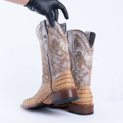 TANNER MARK MEN'S Caiman Belly Orix Western Boots Whit Hybrid Sole - Rancho Sementalvariable