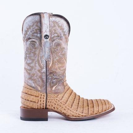 TANNER MARK MEN'S Caiman Belly Orix Western Boots Whit Hybrid Sole - Rancho Sementalvariable