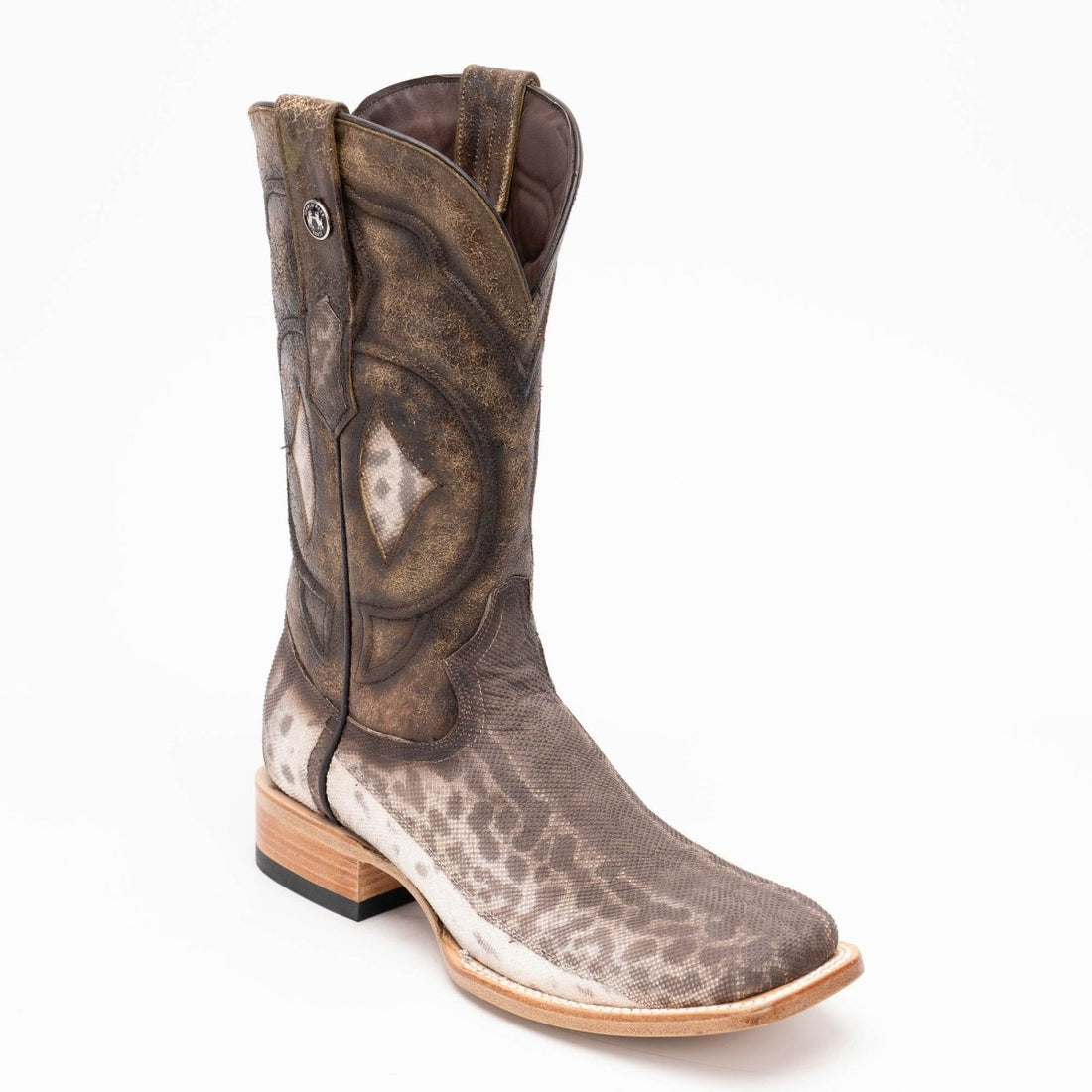 TANNER MARK MEN'S EXOTIC LEATHER Carunga Natural Cowboy Boots - Rancho Sementalvariable