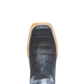 TANNER MARK MEN'S EXOTIC LEATHER Croc Belly Matte Black Cowboy Boots - Rancho Sementalvariable