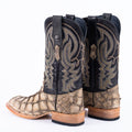 TANNER MARK MEN'S EXOTIC LEATHER Fish Sand Dune Cowboy Boots - Rancho Sementalvariable