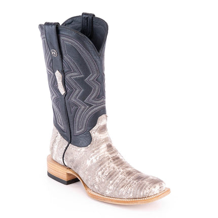 TANNER MARK MEN'S EXOTIC LEATHER Lizard Natural Cowboy Boots - Rancho Sementalvariable