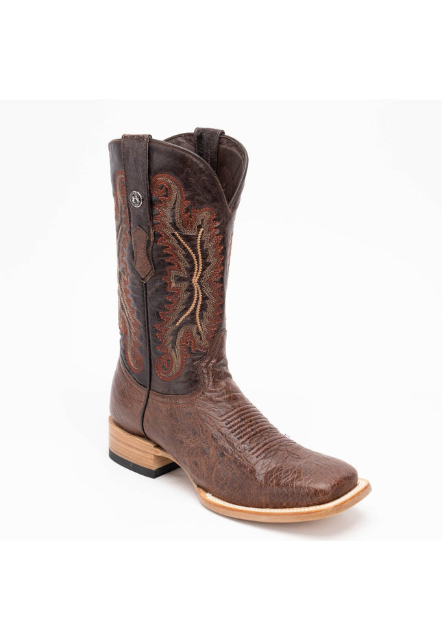 TANNER MARK MEN'S EXOTIC LEATHER Smooth Ostrich Kango T Cowboy Boots - Rancho Sementalvariable
