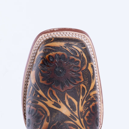 TANNER MARK MEN'S HandTooled Jungle Orix Western Boots - Rancho Sementalvariable