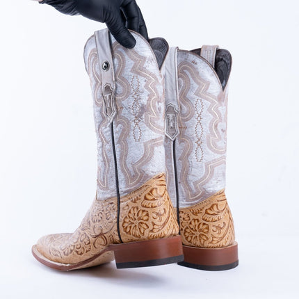 TANNER MARK MEN’S HandTooled Orix Print Western Boots - Rancho Sementalvariable