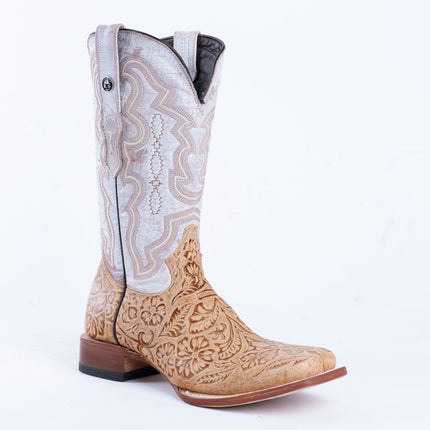 TANNER MARK MEN’S HandTooled Orix Print Western Boots - Rancho Sementalvariable