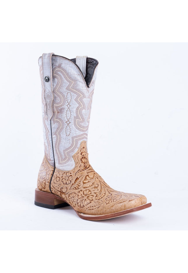 TANNER MARK MEN’S HandTooled Orix Print Western Boots - Rancho Sementalvariable