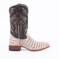 TANNER MARK MEN'S Print Caiman Belly Natural Cowboy Boots - Rancho Sementalvariable