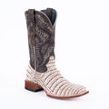 TANNER MARK MEN'S Print Caiman Belly Natural Cowboy Boots - Rancho Sementalvariable