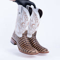 TANNER MARK MEN'S Print Croc Tail Orix & Black Cowboy Boots - Rancho Sementalvariable