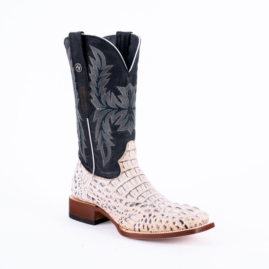 TANNER MARK MEN'S Print Hornback Natural Western Cowboy Boots - Rancho Sementalvariable