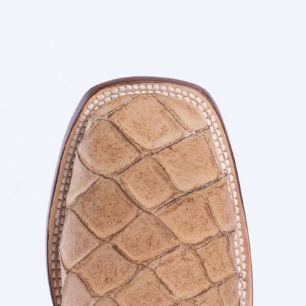 TANNER MARK MEN'S Print Monster Fish Orix Cowboy Boots - Rancho Sementalvariable