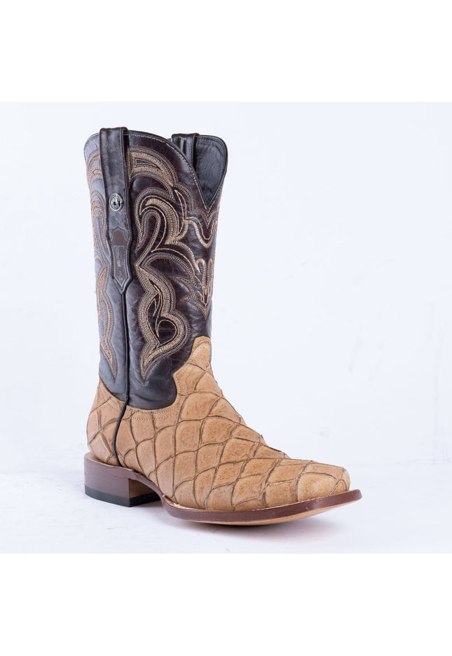 TANNER MARK MEN'S Print Monster Fish Orix Cowboy Boots - Rancho Sementalvariable