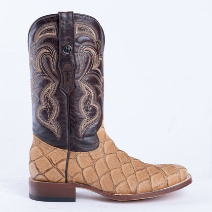 TANNER MARK MEN'S Print Monster Fish Orix Cowboy Boots - Rancho Sementalvariable