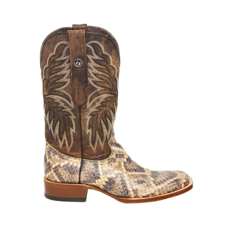 Cowboy boots rattlesnake skin hotsell