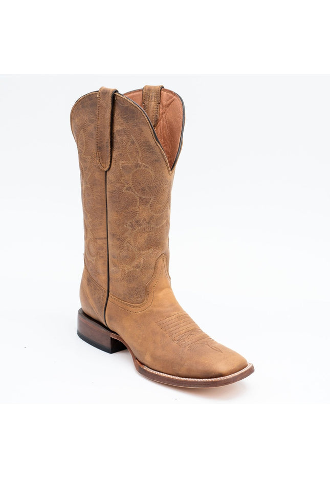 TANNER MARK WOMEN’S Blaze Califronia Cognac Cowgirl Boots Whit Classic Stitch Top - Rancho Sementalvariable