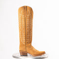 TANNER MARK WOMEN’S Camel Suede Tall Cowgirl Boots - Rancho Sementalvariable