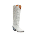 TANNER MARK WOMEN’S Cheyenne White Calf Fashion Heel Knee High Cowgirl Boots - Rancho Sementalvariable