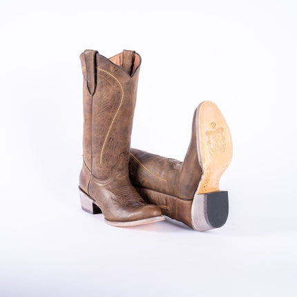 TANNER MARK WOMEN’S Savage Tobacco Cowgirl Boots Round Toe - Rancho Sementalvariable