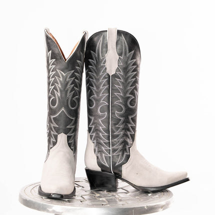 TANNER MARK WOMEN’S Triad Grey Suede Cowgirl Boots - Rancho Sementalvariable