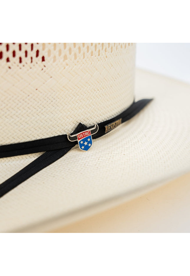 USTRC RESISTOL BIG MONEY 10X Straw Cowboy Hat 4" Brim - Rancho Sementalvariable